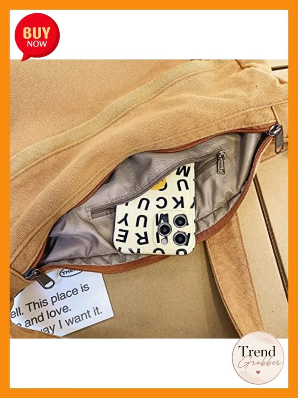 Canvas Messenger Bag Hobo Crossbody Shoulder Tote Handbag